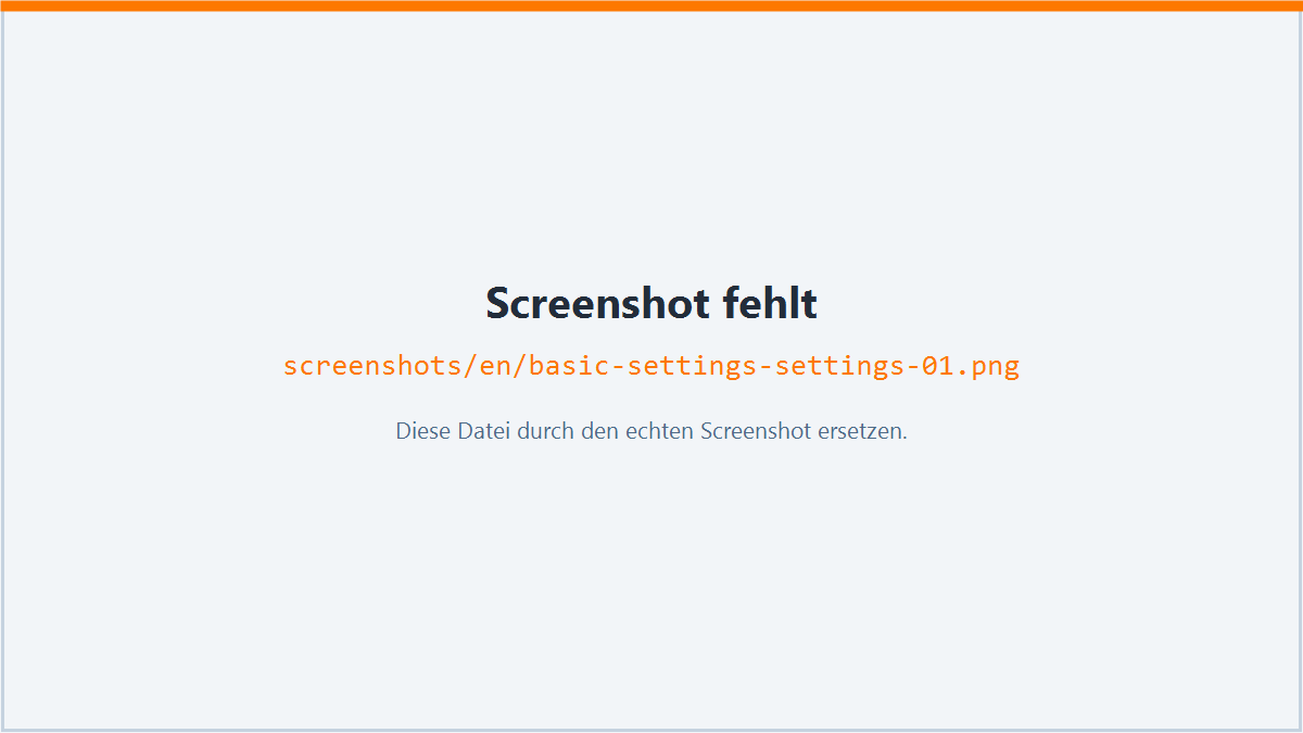 Screenshot: NCS-AddOn settings